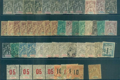 Ivory Coast 1892-1912 Navigation & Commerce Asst