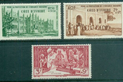 Ivory Coast 1942 Native Children's Welfare Fund