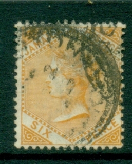 Jamaica-1883-90-QV-Portrait-Wmk-Crown-CA-6d-FU_1