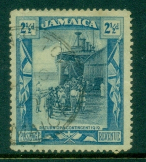 Jamaica-1921-23-KGV-Pictorial-Wmk-Multiple-Crown-Script-CA-2-5d-FU