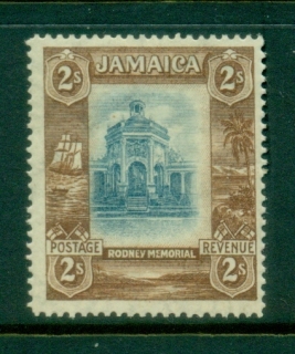 Jamaica-1921-23-KGV-Pictorial-Wmk-Multiple-Crown-Script-CA-2-MLH