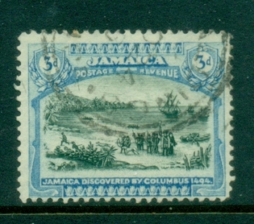 Jamaica-1921-23-KGV-Pictorial-Wmk-Multiple-Crown-Script-CA-3d-FU