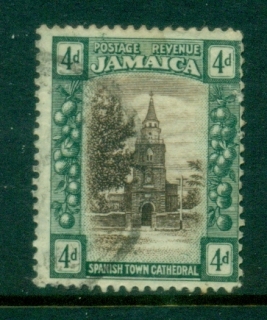 Jamaica-1921-23-KGV-Pictorial-Wmk-Multiple-Crown-Script-CA-4d-FU