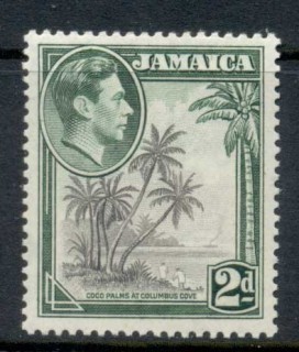 Jamaica-1938-51-KGVI-Pictorial-2d-Perf-13-MLH