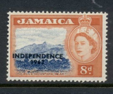 Jamaica-1962-QEII-Pictorial-Opt-Independence-8d-MLH