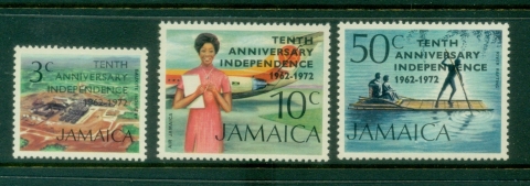 Jamaica-1972-Independence-10th-Anniversary-Opts-MUH