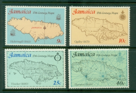 Jamaica-1976-Maps-of-Jamaica-MUH