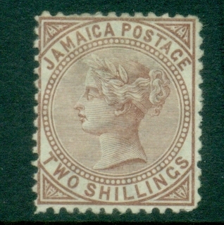Jamaica-1875-QV-Portrait-Wmk-Crown-CC-2-MLH