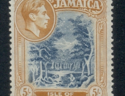 Jamaica-1938-51-KGVI-Pictorial-5-Perf-13-MLH