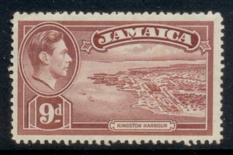 Jamaica-1938-51-KGVI-Pictorial-9d-MLH