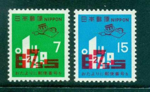 Japan-1971-Postal-Code-MLH-lot41822