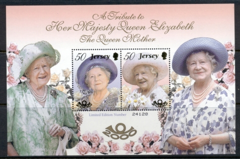 Jersey-2000 Queen Mother 100th Birthday MS