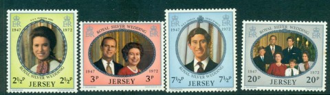 Jersey-1972 QEII Silver Wedding Anniversary