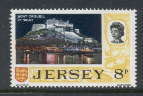 Jersey-1974-Mount-Orgueil-by-Night-8p-MUH