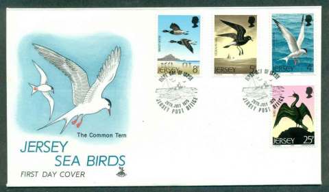 Jersey-1975-Sea-Birds-FDC-lot50463