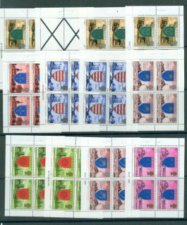 Jersey-1976-77-defin-Booklet-Panes-12-with-different-dates-etc-MUH-lot57374