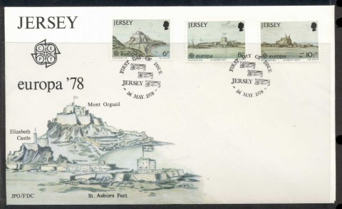 Jersey-1978-Europa-Architecture-FDC