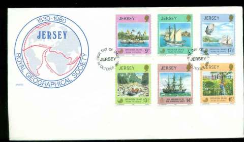 Jersey-1980-Royal-Geographical-Society-FDC-lot51504