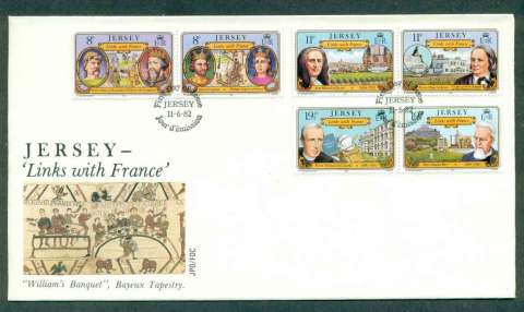 Jersey-1982-Links-with-France-FDC-lot51512