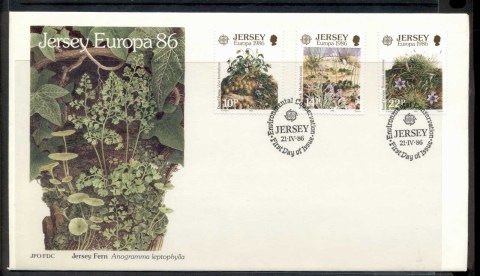 Jersey-1986-Europa-Environment-FDC