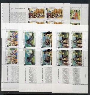 Jersey-1989-French-Revolution-Bicent-6x-booklet-panes-MUH