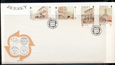 Jersey-1990-Europa-Post-Offices-FDC