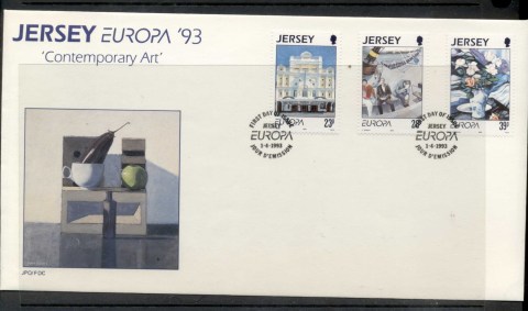 Jersey-1993-Europa-Modern-Art-FDC