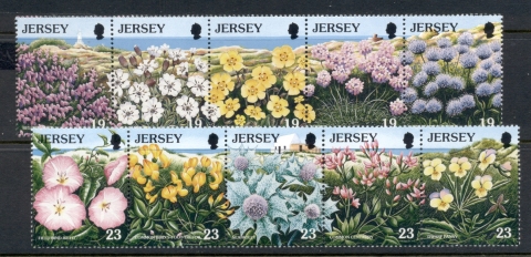 Jersey-1995-Wild-Flowers-MUH