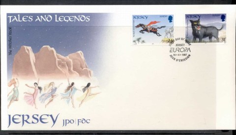 Jersey-1997-Europa-Myths-legends-FDC