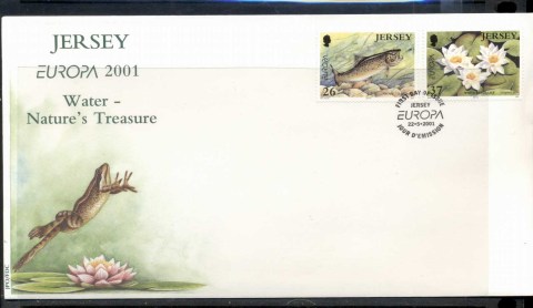 Jersey-2001-Europa-Water-FDC