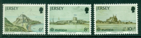 Jersey-1978-EUROPA-Stamps-Monuments-MUH
