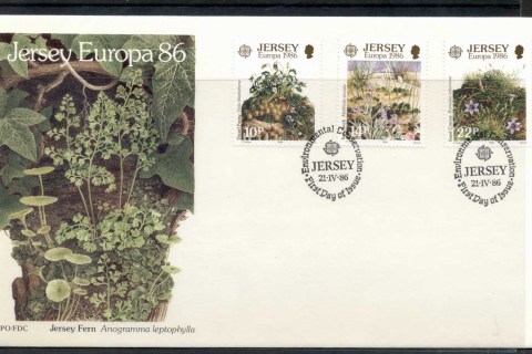 Jersey-1986-Europa-Environment-FDC