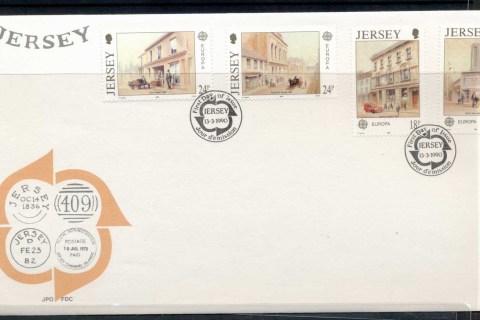 Jersey-1990-Europa-Post-Offices-FDC