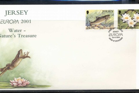 Jersey-2001-Europa-Water-FDC