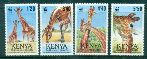 Kenya 1989 WWF Reticulated Giraffe