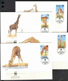 Kenya 1989 WWF Reticulated Giraffe