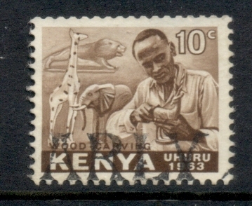 Kenya-1963-Pictorials-10c-FU