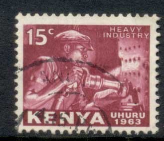 Kenya-1963-Pictorials-15c-FU