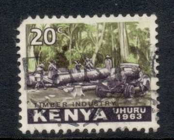 Kenya-1963-Pictorials-20c-FU