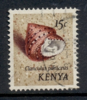 Kenya-1971-Pictorial-Seashells-15c-FU