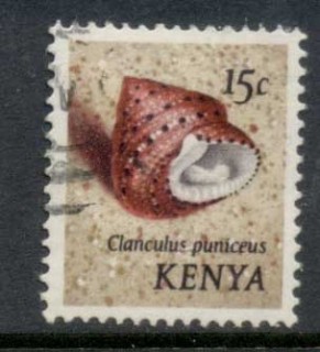 Kenya-1971-Pictorials-Shells-15c-FU