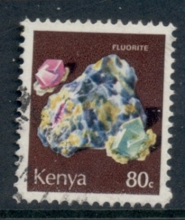 Kenya-1977-Pictorials-Minerals-found-in-Kenya-80c-FU