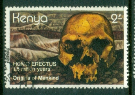 Kenya-1982-Origins-of-Mankind-2sh-Homo-erectus-FU
