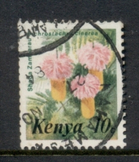 Kenya-1983-Pictorial-Flowers-10c-FU