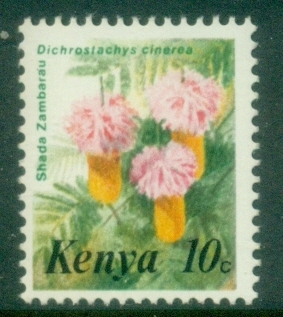 Kenya-1983-Pictorials-Flowers-10c-Dichrostachys-Cinerea-MUH