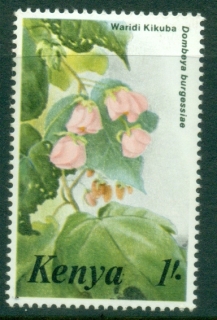 Kenya-1983-Pictorials-Flowers-1sh-Dombeya-burgessiae-MUH