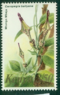 Kenya-1983-Pictorials-Flowers-3sh50-Ceropegia-ballyana-MUH