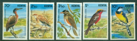 Kenya-1984-Rare-Local-Birds-MUH