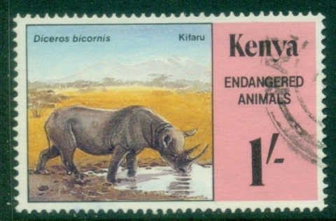 Kenya-1985-Endangered-Wildlife-1sh-FU