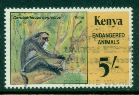 Kenya-1985-Endangered-Wildlife-5sh-FU_1